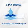 Purrfs Softlux 3ply Luxury Quilted Soft Toilet Rolls 9 Rolls (Aloe Vera, 90 Rolls) view 3