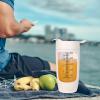 Protein Shaker Bottle Electric - High-Speed Safety Mixer Bottle for Protein | Portable USB Rechargeable Multifunctional Shaker Cups with 600ml Capacity for Protein view 2