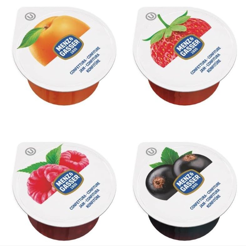 Menz & Gasser - Jam Portions (Plastic) (200 x 20gm, Assorted)