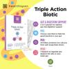 Healthspan Triple Action Biotic | Optimal Gut & Digestion Support | Pre, Pro & Post Gut Health | Chicory Root Fibre | 20 Billion Probiotic Bacteria | Plus Tributyrin | Added Biotin & Zinc | Vegan view 2