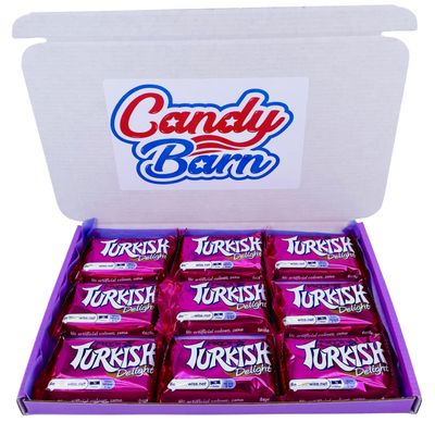 Frys Turkish Delight Gift Box Turkish Delight Chocolate 9 Bars Selection Hamper