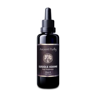 Lugols Iodine - Original Formula | Thyroid, Brain & Organ - Safe High Strength | UK Made Ancient Purity - 50ml (1.69 fl. oz.)