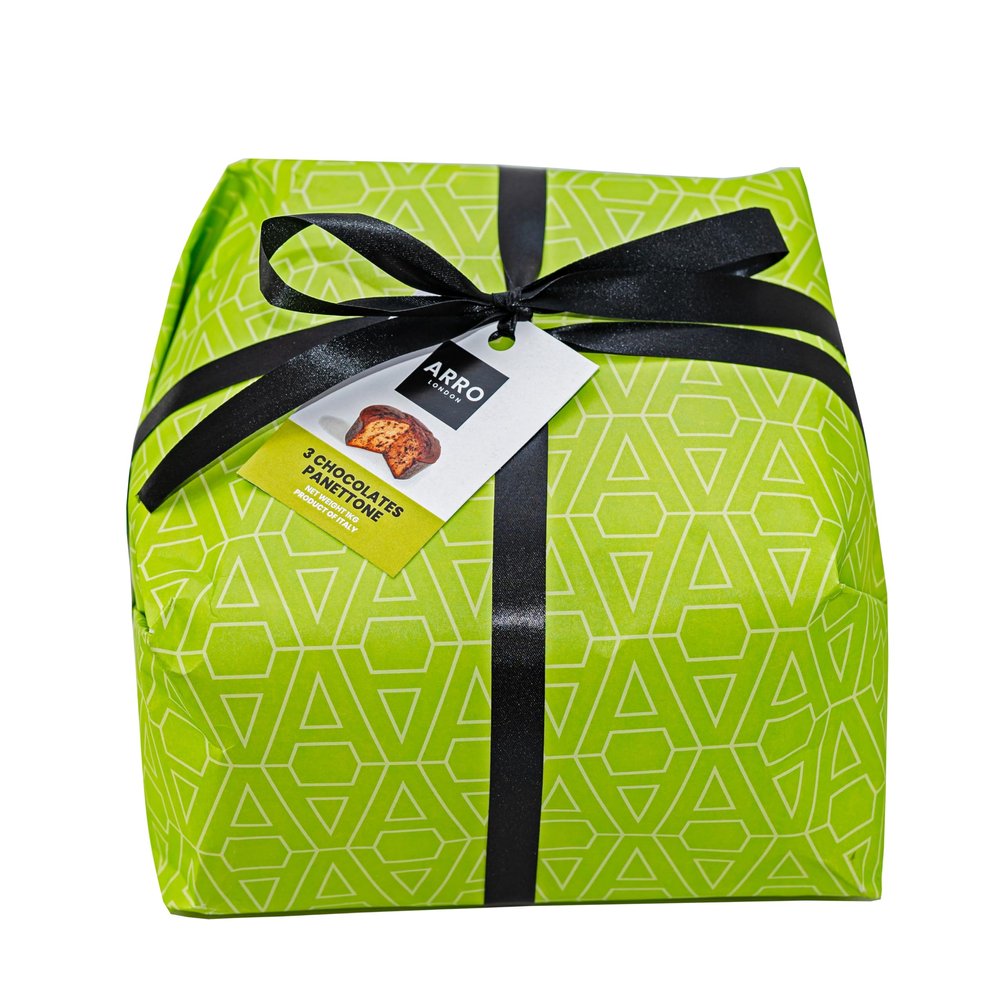 ARRO Chocolate Panettone - Authentic Italian Christmas Cake - Made in Italy - Perfect for Family, Couples, or Festive Gatherings. Naturally leavened (1kg)