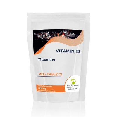 Vitamin B1 THIAMINE 100mg 120 Veg Tablets