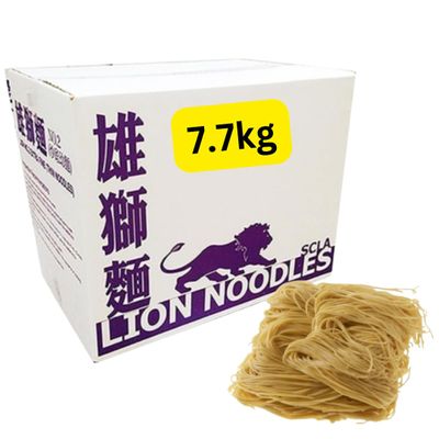 Lion Chinese Noodles, No 2 Extra Fine Noodles - Chefs choice for Stir Fry, Soup base, and Shallow Fried Crisp Noodles