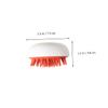 KOMBIUDA 3pcs Shampoo Brush for and Boy Girl Ergonomic Scalp Lightweight Hair Cleaning Tool for Deep Cleansing and Relaxation view 4