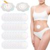 30pcs Castor Oil Pack Wrap for Belly Button, Self-Adhesive Castor Belly Button Wrap Pads Spunlace Cloth Highly Absorbent Organic Compress Patches No Wash (Oil Not Included) view 1