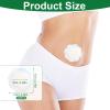 30pcs Castor Oil Pack Wrap for Belly Button, Self-Adhesive Castor Belly Button Wrap Pads Spunlace Cloth Highly Absorbent Organic Compress Patches No Wash (Oil Not Included) view 2