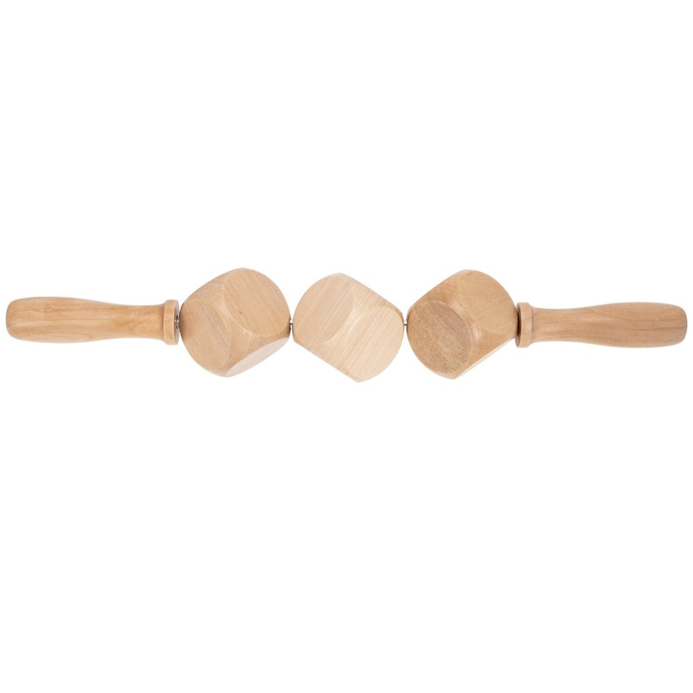 MAGICLULU Wooden Massage Roller Gua Sha Stick for Manual Muscle Relief for Home Spa and Body Relaxation Massage Stick Tool