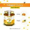 Premium Herbal Infused Raw Honey Collection- 100% Natural with No fillers or Binders Added. Multiple Flavours - Good Health Benefits with Every Spoon (Ginger Honey) view 2