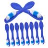 ORFOFE Mini Travel Toothbrush 10pcs Soft Bristle Sturdy Plastic Oral Cleaning Brush for Prison Guards and Inmate Use view 1