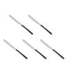 5pcs Stainless Steel Makeup Spatula Blending Stirring Cosmetic Mixing Scraper with Quantity for Professional and Home Use view 1