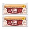 Jumbo Hot Dog Buns Rolls Pre-Cut Baker Streets (2 bags of 4 (Total 8 Buns)) view 1