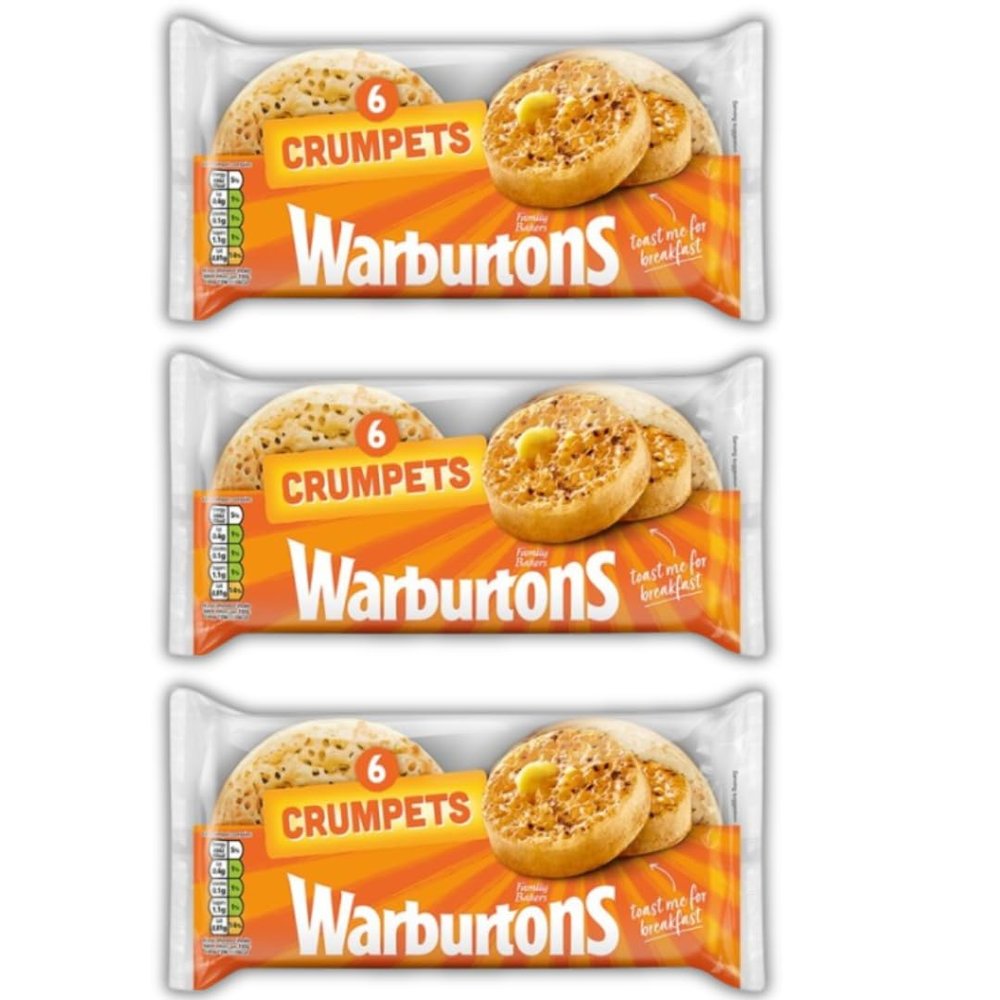 British Warburton Crumpets (18 crumpets)