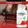 OMYKETO Capsules - Natural Ingredients - 60 Capsules - Vegan/Support for Men & Women - 1 Month Supply view 2