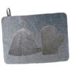 CAXUSD Felt Sauna Hat and Portable Sauna Mitten Set with Mat for Steam Bath Hair Protection Accessories for Women and Men Spa Use view 1