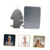 CAXUSD Felt Sauna Hat and Portable Sauna Mitten Set with Mat for Steam Bath Hair Protection Accessories for Women and Men Spa Use view 3