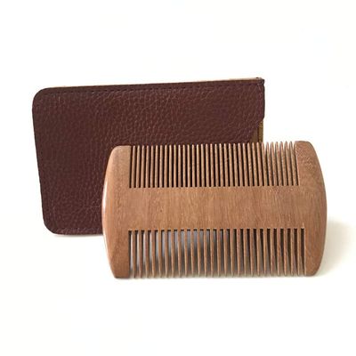 Rordigo Sandalwood Beard Comb - Anti-Static Pocket Comb for Men with Facial Hair