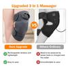 iFutniew Heating Knee Massager Portable Knee Massager Compress Massager Knee Shoulder Elbow 3-In-1Heating Vibration Massager, for Pain Relief view 3