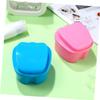 Beatifufu Denture Case Travel Container 2Pcs Lightweight Small Box Secure Lock for Household Oral Care Accessories view 4