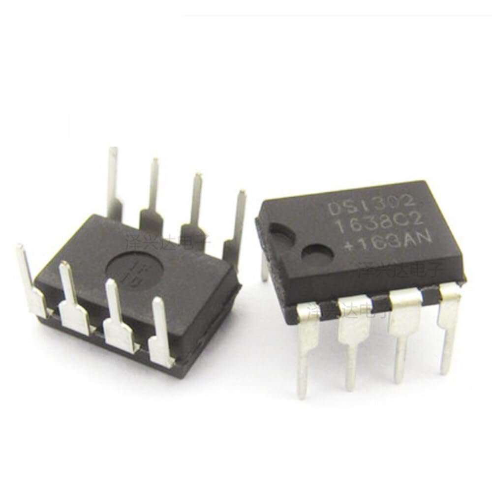 10pcs/lot DS1302 DS1302N Timekeeping Chip DIP-8
