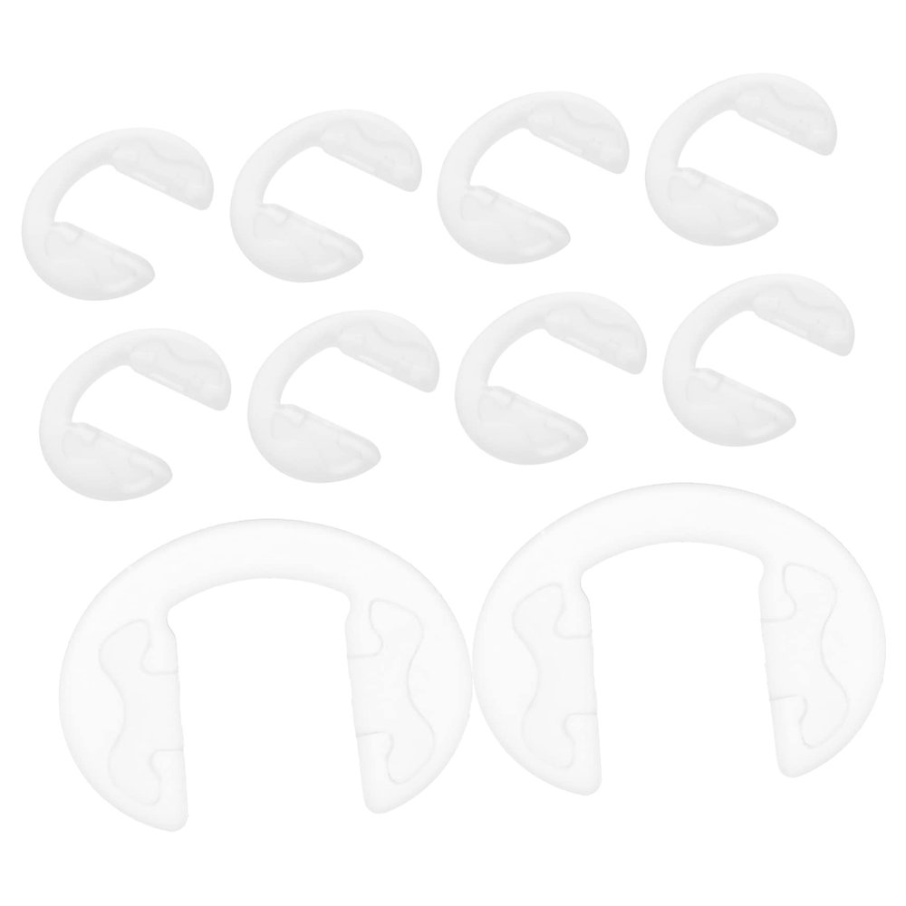 Anneome Glasses Nose Pads Anti Slip Es Grip Comfortable Silicone Nose Pads for Eyeglasses 10 Pcs Set