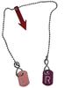 Radiography Pink/Fuchsia Tablet and FB Markers with Chain for Radiographers view 3
