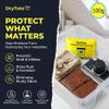 DryTote Rechargeable Desiccant Pack (Pack of 25), Ultimate Moisture Absorption, Color Change Indicator, Safe Storage Protection, Large Capacity 200 Gallons, 100g, Yellow view 3