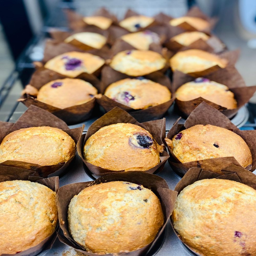 Keto Chefs Low Carb 6 x Fully Keto Californian Blueberry Muffins Freshly Baked 600g x 2 Packs