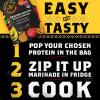 My Burrito Kitchen Original Recipe Mexican Marinade (1 x 150g Pouch). Plant Based Herb & Chilli Mix. Super Simple Zip Bag. BBQ Seasoning For Meat, Fish, Tofu. Spicy Tacos Mix - Batch Made in Bristol view 3