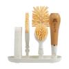 Pot Brush - Pot Cleaning Brush with 3 Brush Heads | Pan Brush, Crevice Brush, Dish Scrubber, Kitchen Dish Brush, Household Cleaning Brush for Dish, Pan, Pot view 1