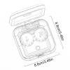kivrimlarv Compact Lens Hygiene Set, Hard Lens Maintenance Kit, Portable Lens Washer Case, Travel Lens Care Box, Portable Lens Care Kit with for Home Travel (Silver and Multicolor) view 2