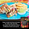 My Burrito Kitchen Hot Habanero Mexican Marinade (1 x 150g Pouch). Plant Based Herb & Chilli Mix. Super Simple Zip Bag. BBQ Seasoning For Meat, Fish, Tofu. Spicy Tacos Mix - Batch Made in Bristol view 4