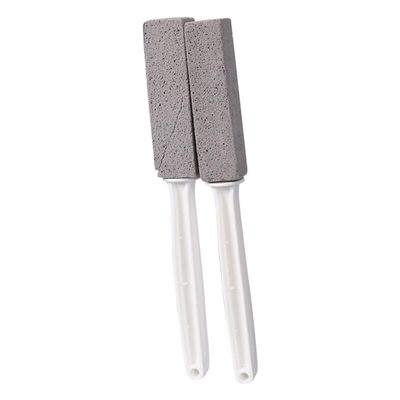 Rordigo Pumice Stone for Toilet Bowl Cleaning, Scouring Stick with Handle, Rust.Remover for Tile Bath-Tub, Powerfully Away Hard Water Ring, Grey