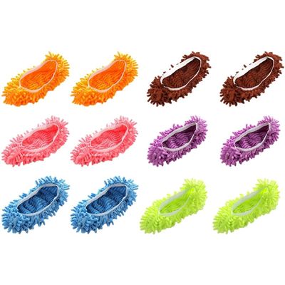 Rordigo Dust Mop Slippers Foot Socks Mop Caps Multi-Function Floor Cleaning Lazy Shoe Covers Dust Hair Cleaner