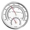 Rordigo Sauna Parts Sauna Thermometer Fahrenheit 2 in 1 Metal Sauna Thermometer and Hygrometer with Hanging Hole view 2