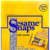 Sesame Snaps with Coconut (24x30g) - 1 Pack | Sesame Snaps Gluten Free Sweet Snacks. view 1
