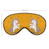 Funny Unicorn Dancing Ballet Pastel Sleep Mask with Adjustable Strap, Comfortable Soft Eye Mask Sleeping Aid, Light-Blocking Eye Masks view 2