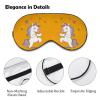 Funny Unicorn Dancing Ballet Pastel Sleep Mask with Adjustable Strap, Comfortable Soft Eye Mask Sleeping Aid, Light-Blocking Eye Masks view 3