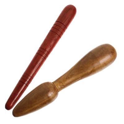 Mikinona 2pcs Massage Stick Wooden for Acupressure Reflexology Foot Massage for Travel Use Light Weight Relax Muscles Gift Choice