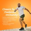 Trsible Fast Acting Vitamin C + Zinc | Vitamin C + Zinc Effervescent 20 Tablets | Complete Immunity Booster | Tasty Orange Flavour | Vegetarian, Gluten Free, Halal | No Synthetic Binders or Coating view 3