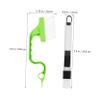 SEWOART 4pcs Window Track Cleaning Brush Crevice Cleaner Long Handle Scrub Brush Window Groove Cleaning Tool Home Kit view 2