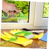 SEWOART 4pcs Window Track Cleaning Brush Crevice Cleaner Long Handle Scrub Brush Window Groove Cleaning Tool Home Kit view 4