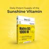 Trsible High Strength Vitamin D3 Supplement | Nutra D3 1000 IU 28 Tablets | Immune System Enhancer | Bone, Teeth, Muscle Health | Vegan, Vegetarian, Gluten Free, Halal | No Synthetic Binders/Coating view 2