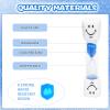 GMHLLES Kids Toothbrush Timer, 4 Pcs 2-Minute Smile Hourglass Timer for Maintaining Oral Hygiene, Perfect for Children's Day Gift view 3