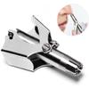 iFutniew Nose Hair Trimmer Manual Stainless Steel Washable Hair Removal for Men, Portable & Battery-Free for Travel view 4
