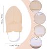 2Pcs Castor Oil Pack for Feet, Castor Oil Pack Wrap Kit Organic Cotton Reusable, Organic Castor Oil Wrap for Toes,Caster Oil Pack Wrap Kit Relieve Foot Muscles Pain (Oil Not Included) view 2