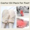 2Pcs Castor Oil Pack for Feet, Castor Oil Pack Wrap Kit Organic Cotton Reusable, Organic Castor Oil Wrap for Toes,Caster Oil Pack Wrap Kit Relieve Foot Muscles Pain (Oil Not Included) view 4