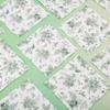 100Pcs Floral Beverage Napkins Sage Green White Disposable Paper Napkins Flowers Luncheon Cocktail Dinner Hand Towels for Wedding Bridal Baby Shower Birthday Tableware Decorations view 4