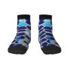 ZISHAK Blue Hexagons And Diamond Print Comfortable Straight Tube Socks,Ideal For Sports And Leisure Activities, Blue Hexagons and Diamond, One size view 1